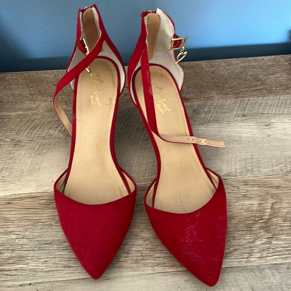 Women's red heels